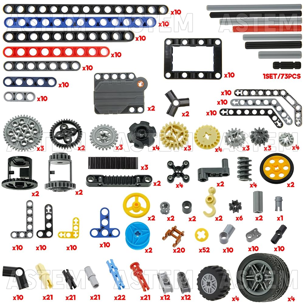 500-Piece EV3 Replacement Parts Group — view 2